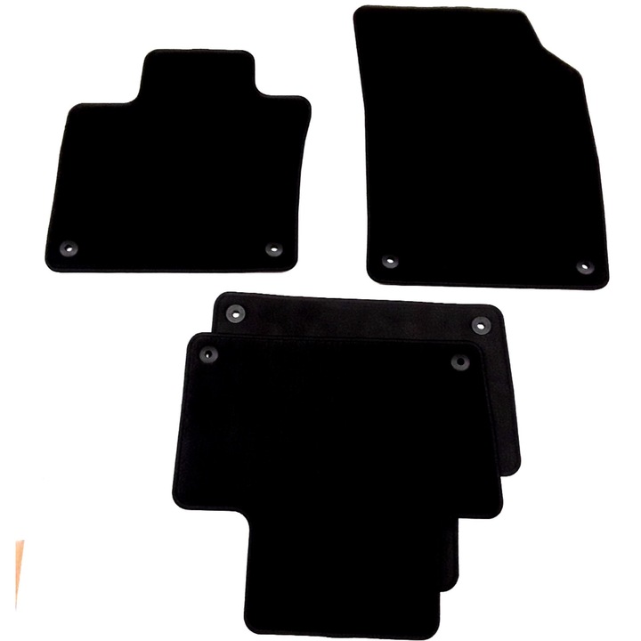 Covorase auto set Volvo XC90 velur negru 32262186, nou