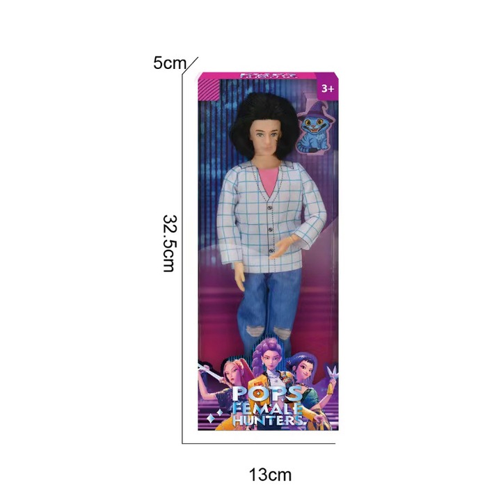 Figurina készlet K-POP Boszorkányvadászat, Shin Woo, Többszínű