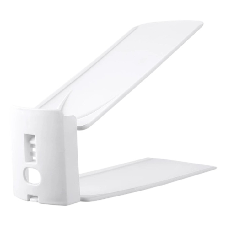Raft pentru incaltaminte cu 3 niveluri ajustabile, alb