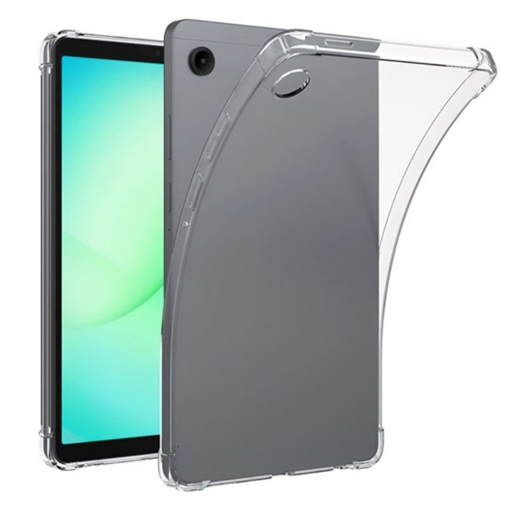 Gigapack szilikon tabletvédő, ütésállóság, légpárnás sarok, átlátszó, kompatibilis: Samsung Galaxy Tab A9 LTE, SM-X115, / Galaxy Tab A9 WIFI, SM-X110, / Galaxy Tab A11 LTE, SM-X135