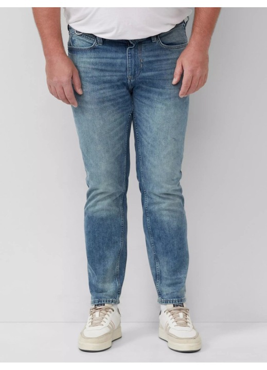 S.Oliver Big Sizes Blugi barbati big size Casby, cu talie medie si croiala Dreapta, Albastru, W40-L32