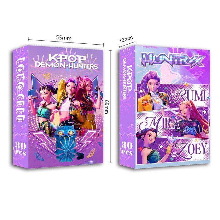 30 darabos LOMO mini kártya szett, kétoldalas, démonvadász fényképekkel