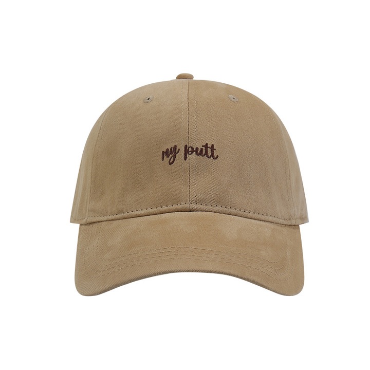 Бейзболна шапка с голяма обиколка на главата за жени, уголемена и разширена, за да показва лицето, малка слънцезащитна шапка и сенник, универсална мъжка шапка с патешки език - C4902 бродирана моята бейзболна шапка каки - Голяма обиколка на главата