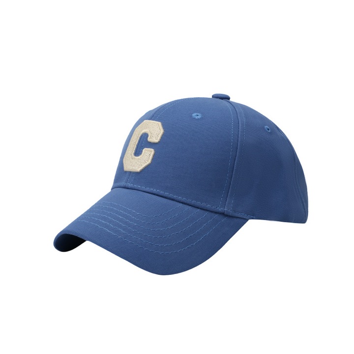 Класическа бейзболна шапка с индивидуалност, дамска модна шапка за двойки, мъжка слънцезащитна шапка за пътуване и игра - C1329 твърда татами C бейзболна шапка, синя