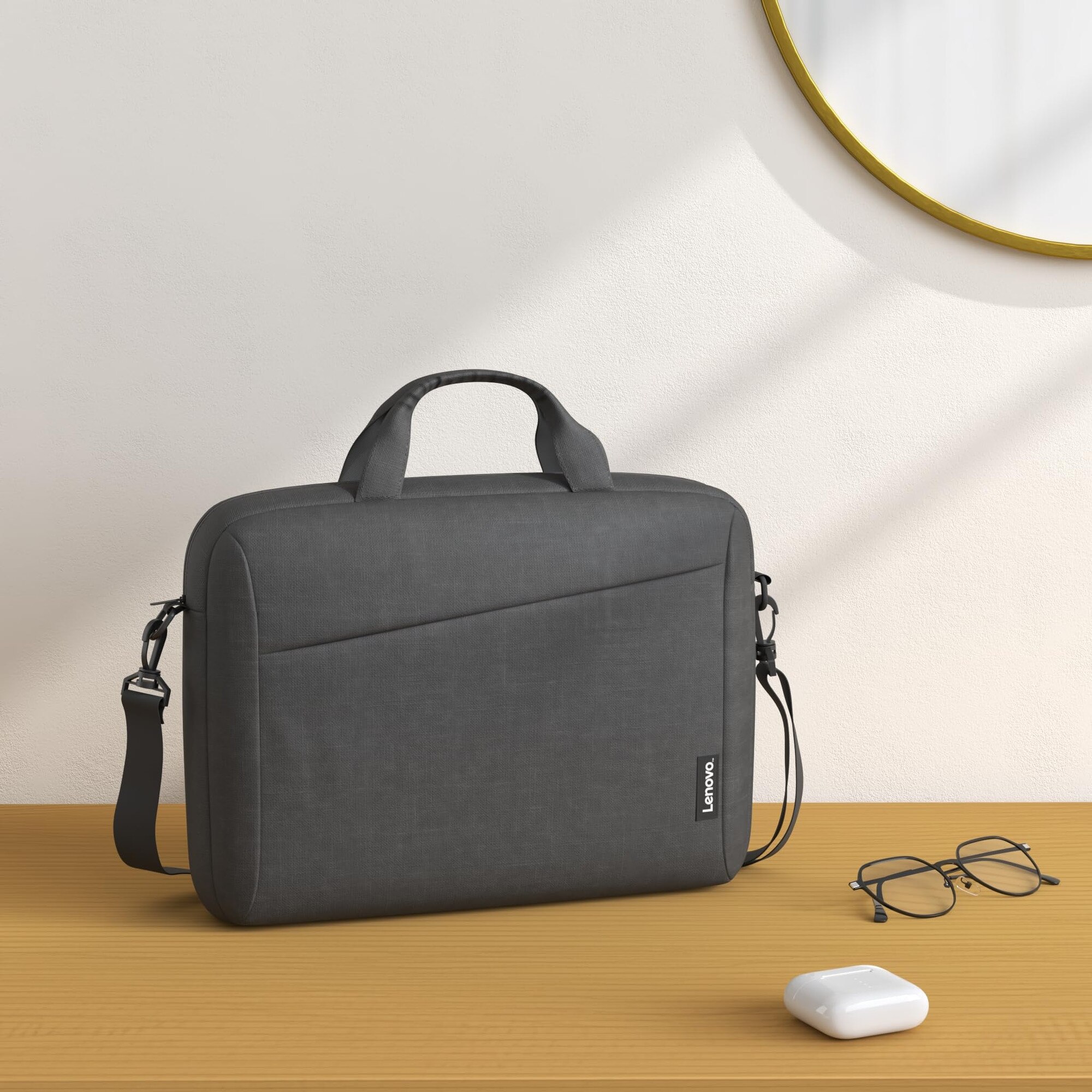 Geanta laptop Lenovo T210, set, design elegant, material rezistent la apa
