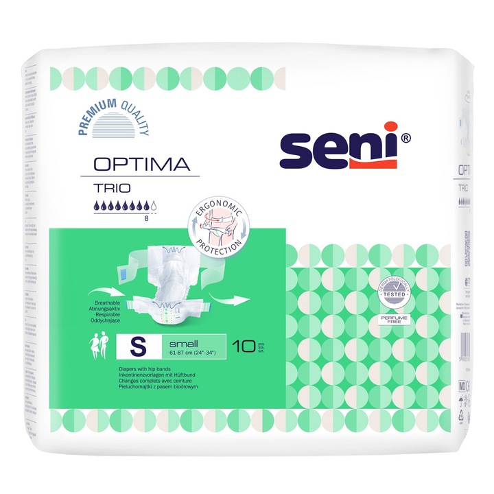Seni Optima Trio állítható deréköves pelenka 10 db S