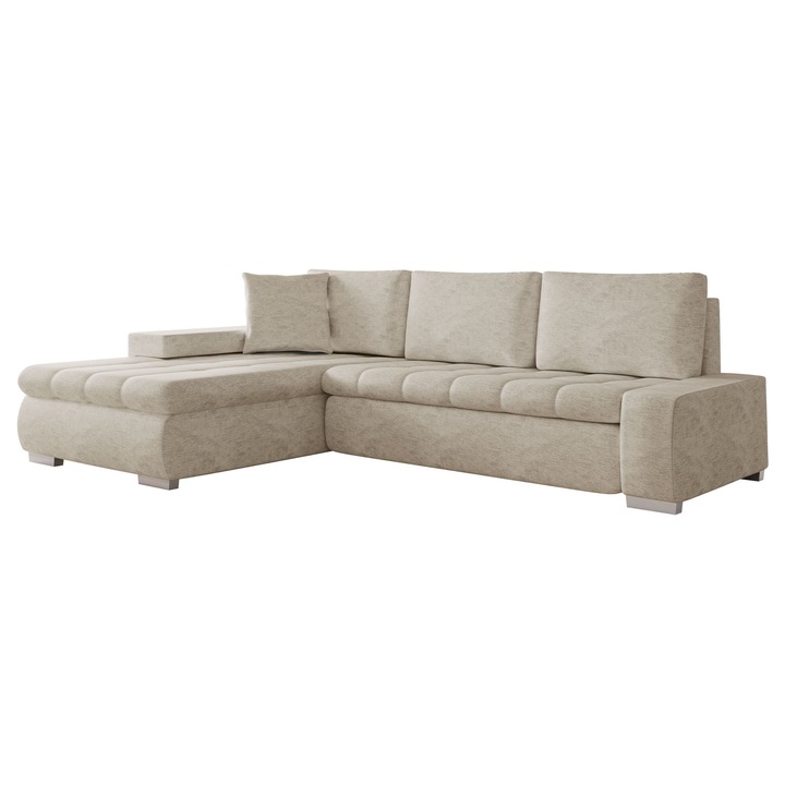 Coltar rabatabil Herkules Mini, MIRJAN 24, bej deschis, 185x265x85 cm