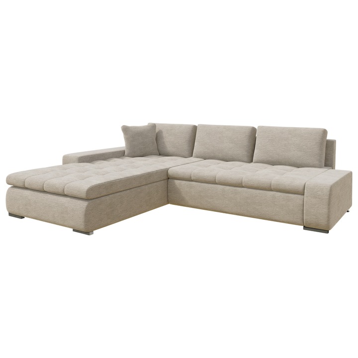 Coltar rabatabil Herkules, MIRJAN 24, bej deschis, 213x302x80 cm