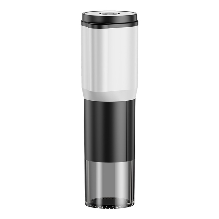 Rasnita de cafea, 1300 mAh, incarcare USB, ORBER, grad de macinare reglabil, miez detasabil, rezervor transparent, ABS, 205 × 53 mm, negru