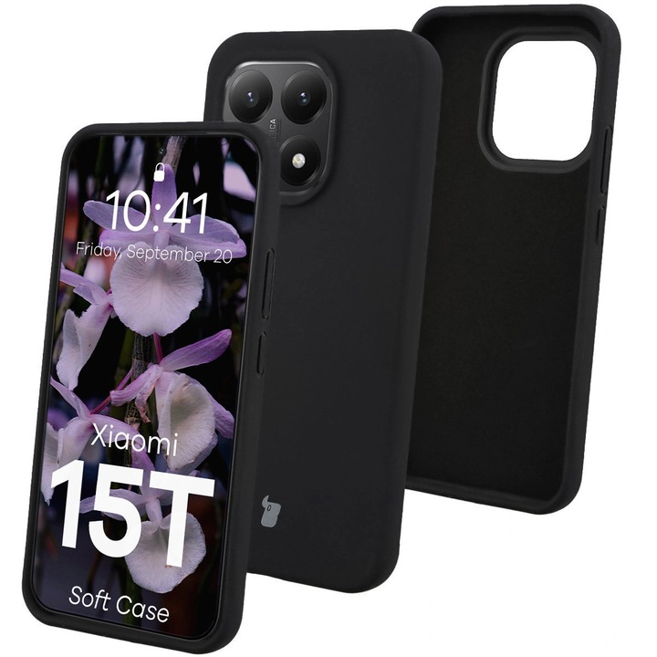 Калъф, Bizon Soft Case за Xiaomi 15T, черни