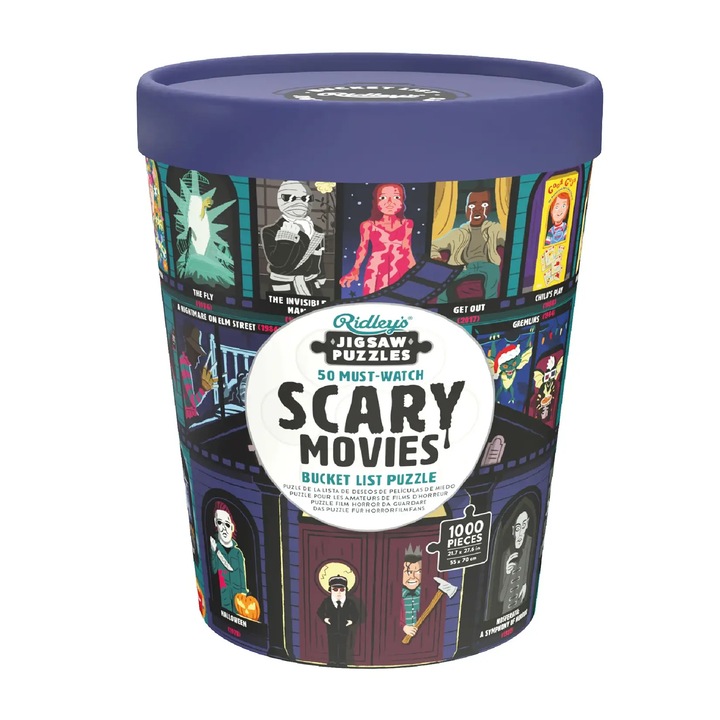 Kirakós Ridley`s Games 50 Must-Watch Scary Movies, 1000 darabos