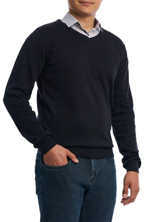 Мъжки пуловер Anchior, Glory, черен гранит