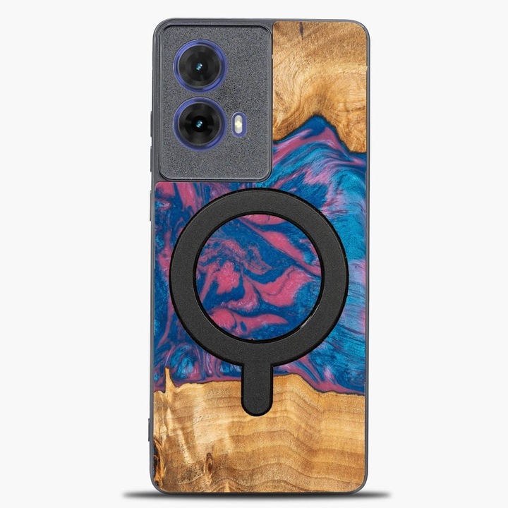 Husa, Bewood Unique pentru Motorola Moto G85 5G, Neons Vegas Magnet