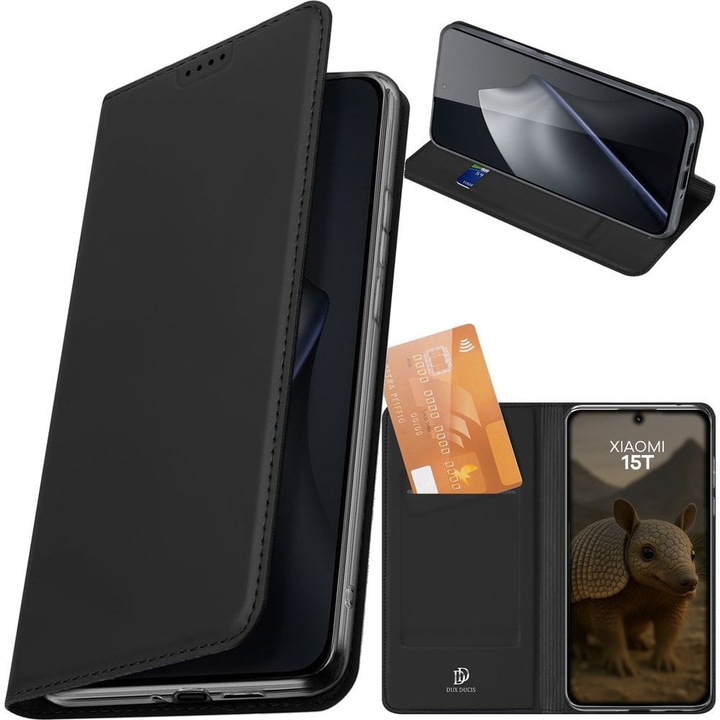 Калъф, Dux Ducis Skin Pro за Xiaomi 15T, Черно