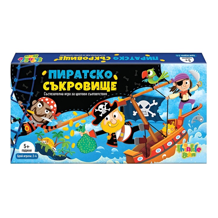Детска образователна игра Thinkle Stars "Пиратско съкровище"