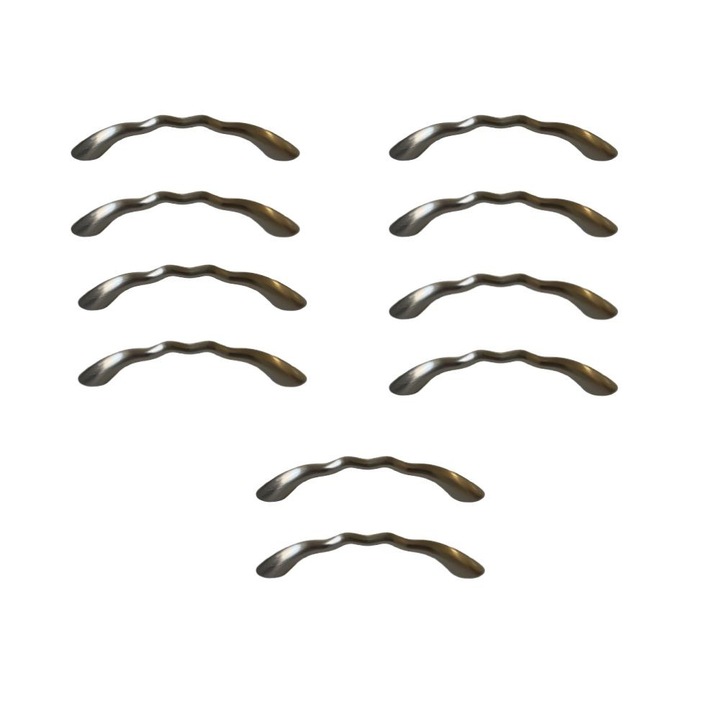 Set de 10 mânere de mobilă metalice Würth de 96 mm