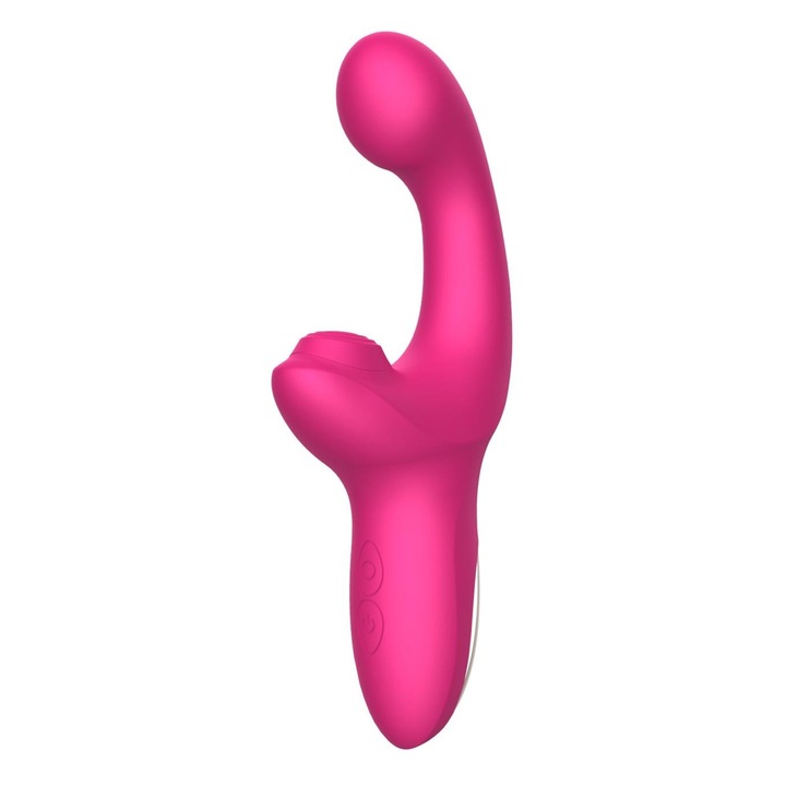 Вибратор за G-точка и клитор, B - Series Cute, елегантен дизайн, двойна стимулация, розов
