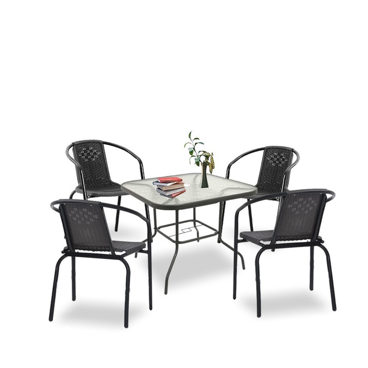 Set mobilier de grădină Rozetta 4+1