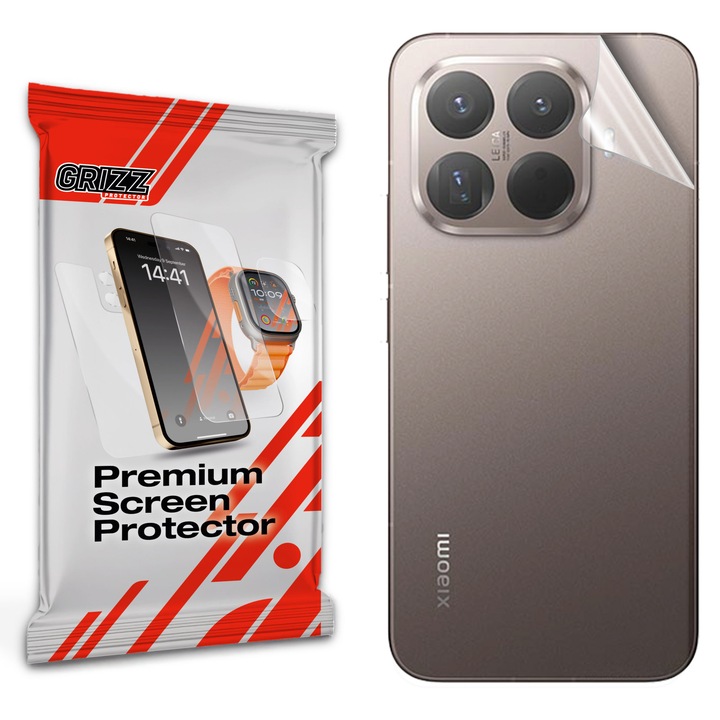 Folie de protectie Grizz pentru spatele telefonului Xiaomi 15T Pro, transparenta