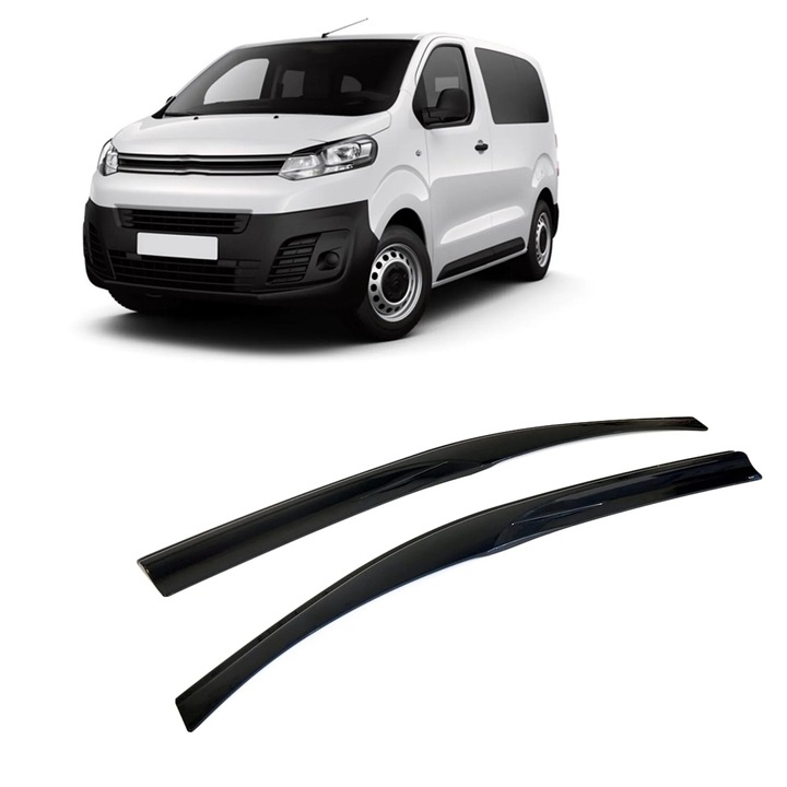 Спортни Ветробрани за Citroen Jumpy 2016 – 2023 Panelvan – Комплект 2 бр. предни – Залепващи