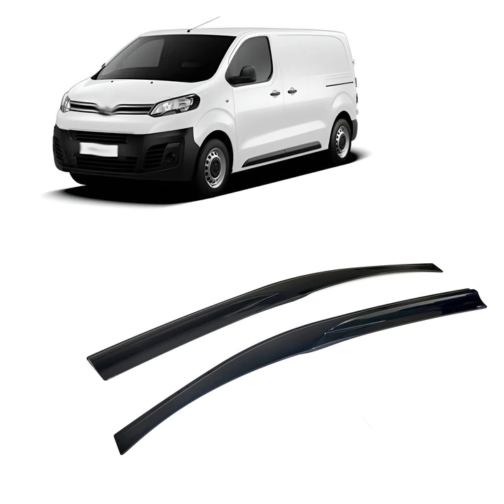 Спортни Ветробрани за Citroen Dispatch 2016 – 2023 Panelvan – Комплект 2 бр. предни – Залепващи