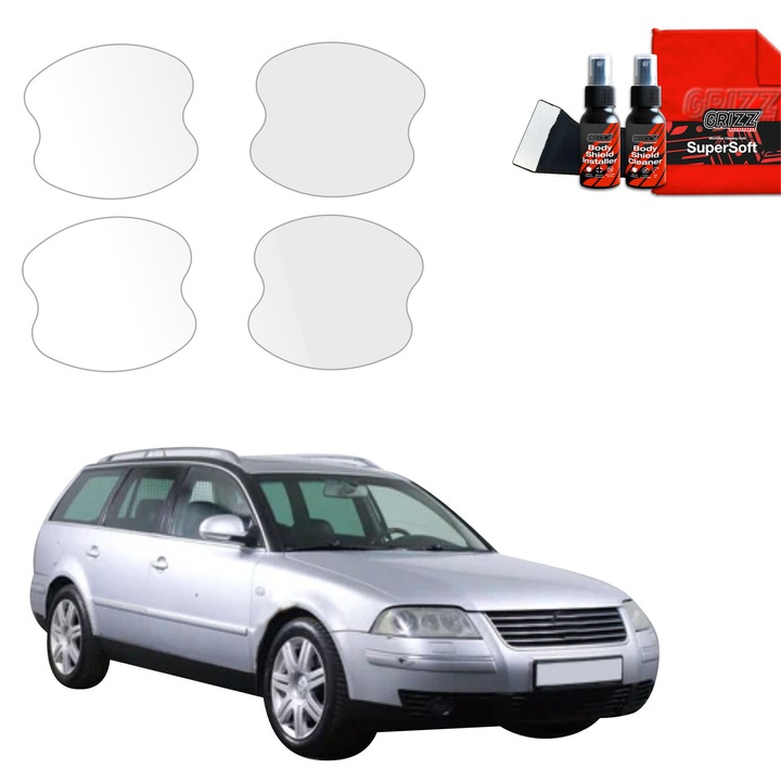 Folie de protectie PPF Transparenta BodyShield, Grizz Glass, 100% transparenta, set complet pentru instalare