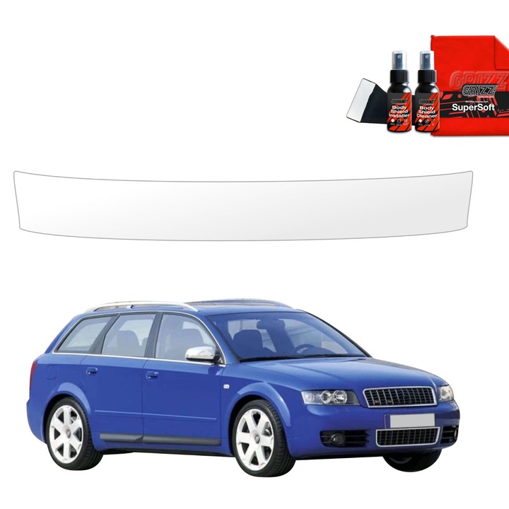 Folie de protectie pentru pragul portbagajului, Grizzprotector - Bodyshield Pentru Audi A4 B6 Avant