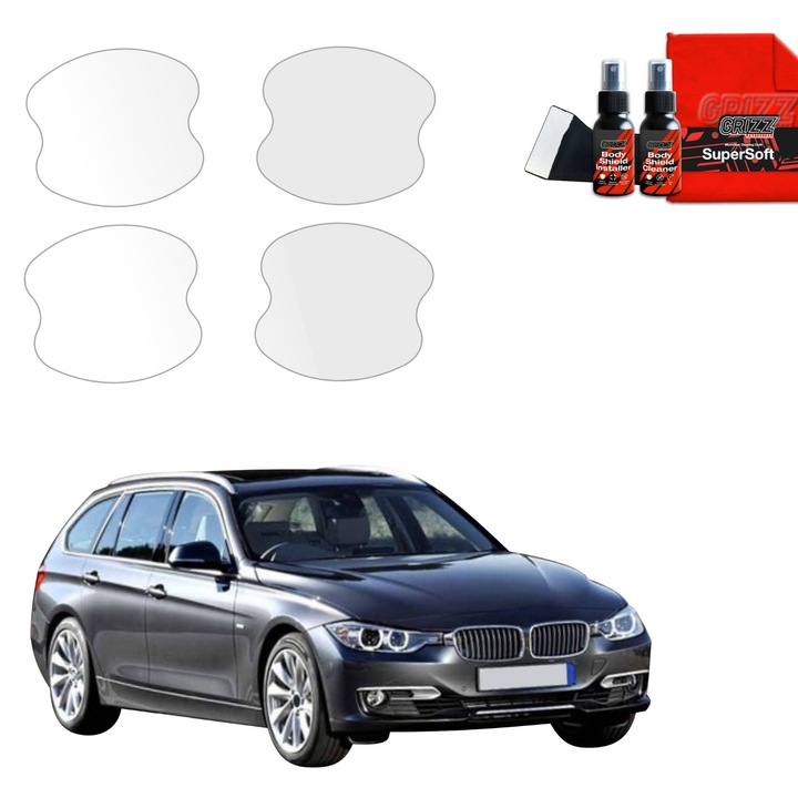 Folie de protectie sub manere, Grizzprotector - Bodyshield Pentru Bmw 3 F31 Kombi Pre-Lci