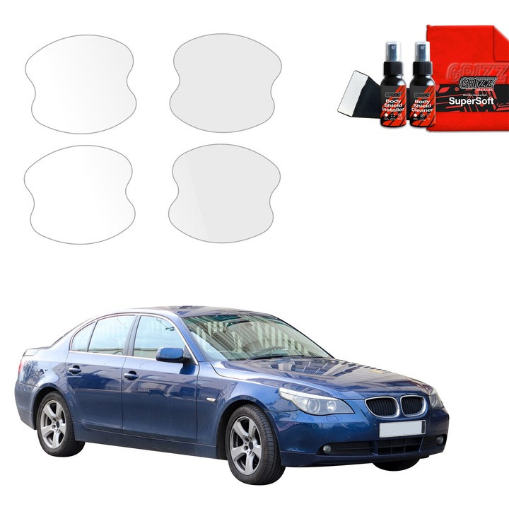 Folie de protectie PPF Transparenta BodyShield, Grizz Glass, 100% transparenta, set complet, pentru caroseria masinii