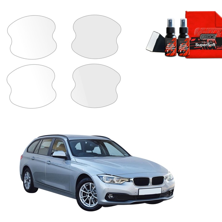 Folie de protectie sub manere, Grizzprotector - Bodyshield Pentru Bmw 3 F31 Kombi Lci