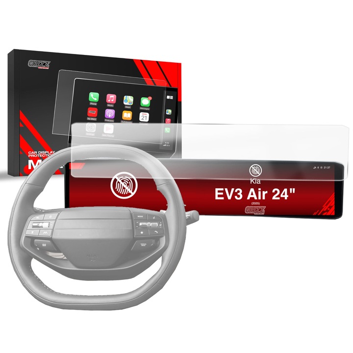 Folie de protectie mata, Grizzprotector - Cardisplay Matte Pentru Kia Ev3 Air