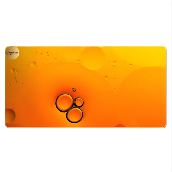 Mousepad mare XL, Omelivon, 80x30cm, impermeabil, baza antiderapanta