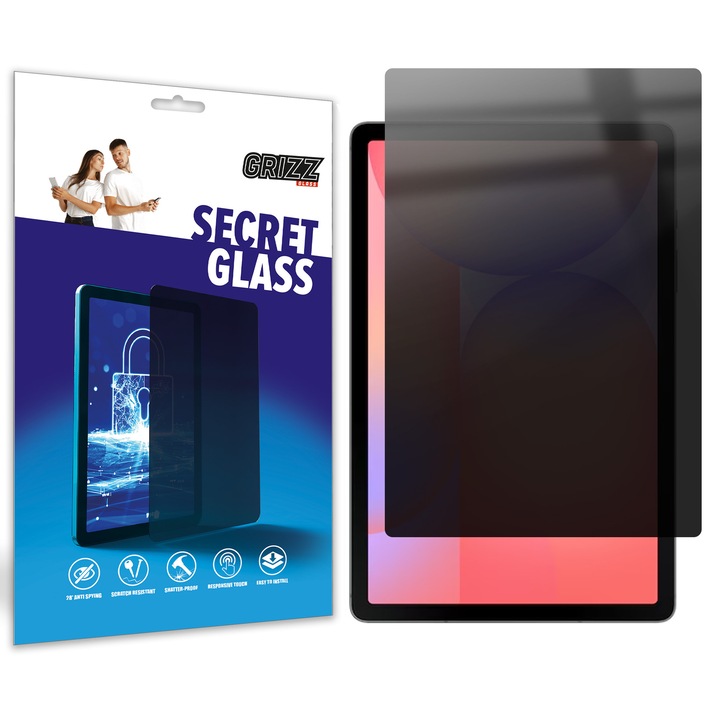 Folie protectie tableta Grizz, SecretGlass, transparent, pentru Samsung Galaxy Tab S10 Lite
