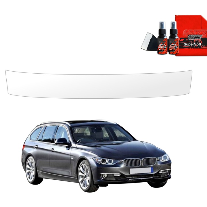 Folie de protectie PPF Transparenta BodyShield pentru BMW 3 F31 Kombi (2011-2015), 100% transparenta, set complet de instalare