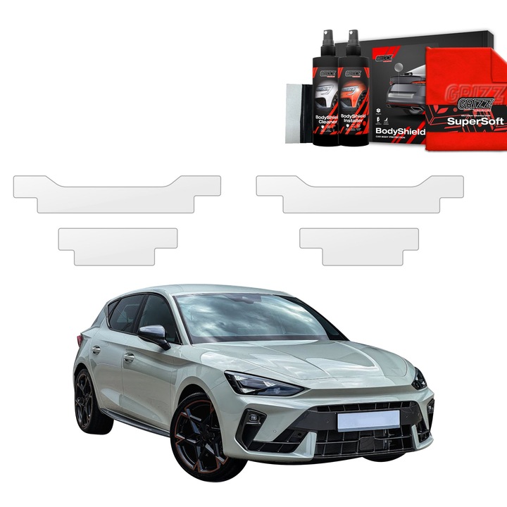 Folie de protectie PPF Transparenta Grizz Glass pentru caroserie, autoregenerare, 100% transparenta, set complet