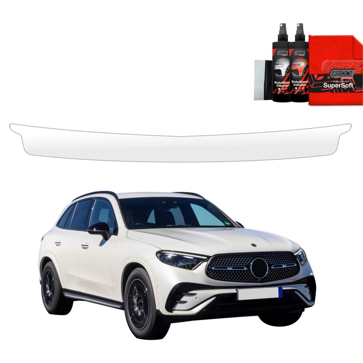 Folie de protectie PPF Transparenta BodyShield, Grizz Glass, set complet, 100% transparenta, pentru Mercedes-Benz GLC C254 (2023-2025)