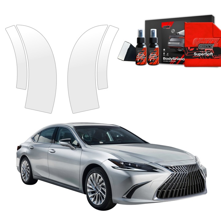 Folie de protectie PPF Transparenta Grizz Glass pentru Lexus ES 300h, set, 100% transparent