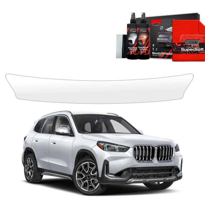 Folie de protectie PPF Transparenta BodyShield, Grizz Glass, set, 100% transparenta, pentru BMW X1 (2023-2025)