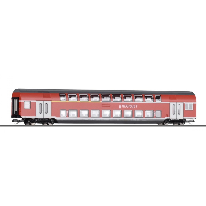 Vagon etajat clasa 1 și 2, Tillig, DB Regiojet, 223 mm, scara TT