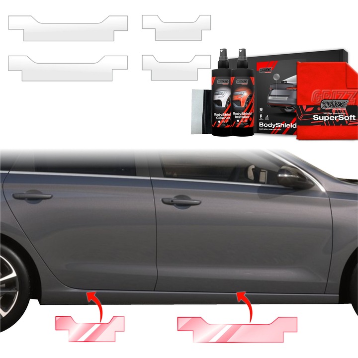 Folie de protectie PPF Transparenta Grizz Glass pentru Hyundai i30 Wagon 2020-2025, set complet