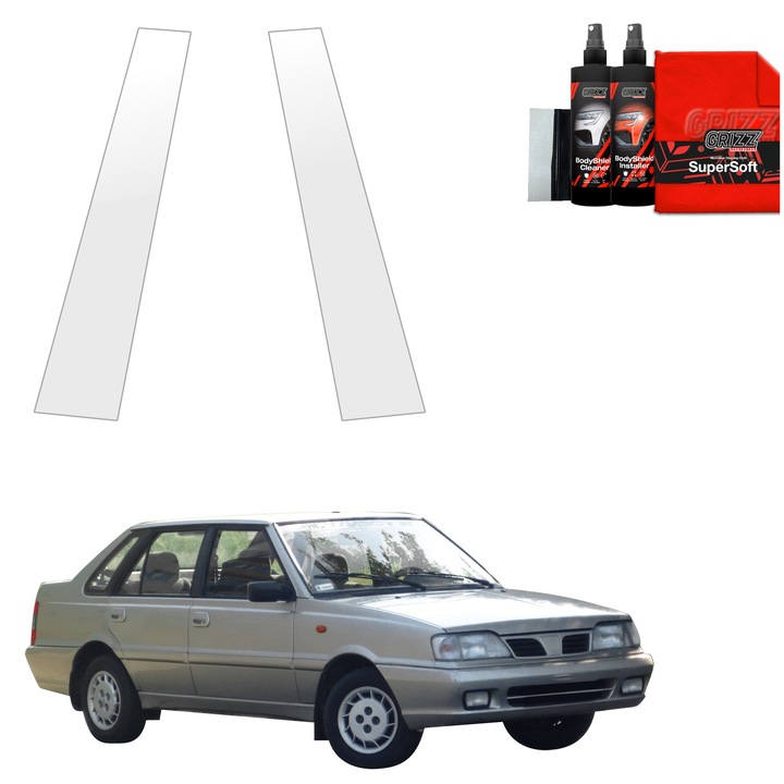 Folie de protectie PPF Transparenta Grizz Glass, 100% transparenta, set complet pentru instalare