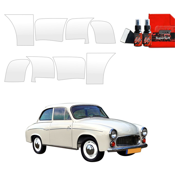 Folie de protectie PPF Transparenta Grizz Glass, set pentru caroserie, autoregenerare, 100% transparenta