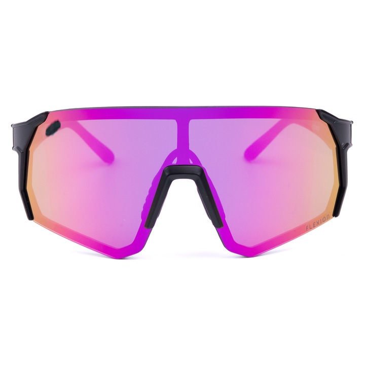 Ochelari de Soare Sport pentru Alergare si Ciclism, Flexion Shield Plus Lentila Fireglow MaxVision Anti-Aburire