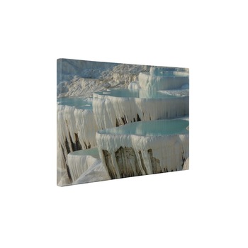 Terasele Pamukkale - Tablou Canvas - 60x80 cm Terasele Pamukkale - Tablou Canvas - 60x80 cm
