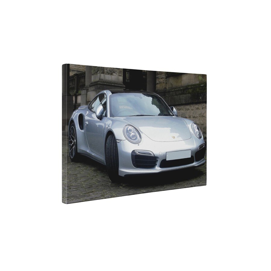 Porsche gri - Tablou Canvas - 25x35 cm