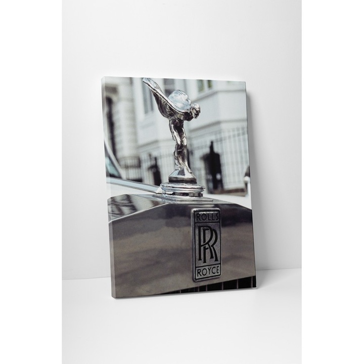 Sigla Rolls Royce - Tablou Canvas - 50x65 cm