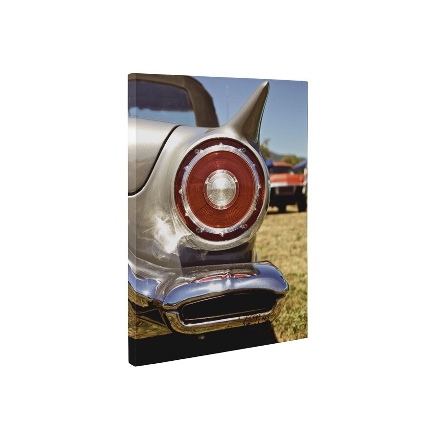 Cadiilac gri - Tablou Canvas - 60x75 cm