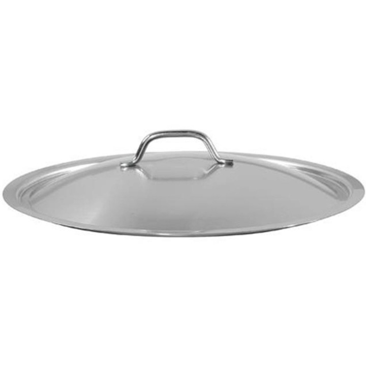 Capac rotund pentru oala Hendi Profi Line, 16 cm, inox, suprafata satinat