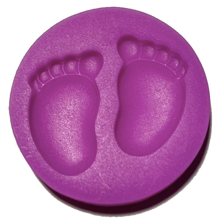 Forma silicon PartyPro picioruse bebelus, 6x6cm