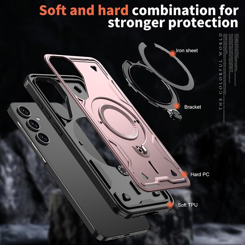 Husa de protectie, Samsung Galaxy A17, Roz